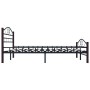 Black metal bed frame 160x200 cm by vidaXL, Beds and slatted bases - Ref: Foro24-285294, Price: 158,18 €, Discount: %