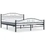 Bettrahmen aus schwarzem Stahl, 160 x 200 cm von vidaXL, Betten und Lattenroste - Ref: Foro24-285289, Preis: 163,73 €, Rabatt: %