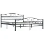 Bettrahmen aus schwarzem Stahl, 160 x 200 cm von vidaXL, Betten und Lattenroste - Ref: Foro24-285289, Preis: 163,73 €, Rabatt: %