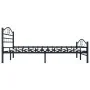 Bettrahmen aus schwarzem Stahl, 160 x 200 cm von vidaXL, Betten und Lattenroste - Ref: Foro24-285289, Preis: 163,73 €, Rabatt: %