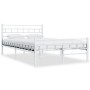 Bettgestell aus weißem Metall, 120 x 200 cm von vidaXL, Betten und Lattenroste - Ref: Foro24-285297, Preis: 94,43 €, Rabatt: %