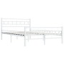 Bettgestell aus weißem Metall, 120 x 200 cm von vidaXL, Betten und Lattenroste - Ref: Foro24-285297, Preis: 94,43 €, Rabatt: %