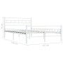 Bettgestell aus weißem Metall, 120 x 200 cm von vidaXL, Betten und Lattenroste - Ref: Foro24-285297, Preis: 94,43 €, Rabatt: %