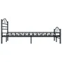 Estructura de cama de acero negra 120x200 cm de vidaXL, Camas y somieres - Ref: Foro24-285287, Precio: 141,33 €, Descuento: %