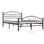 Estructura de cama de acero negra 120x200 cm de vidaXL, Camas y somieres - Ref: Foro24-285287, Precio: 144,43 €, Descuento: %
