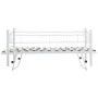 White steel bed frame 180x200/90x200 cm by vidaXL, Beds and slatted bases - Ref: Foro24-285308, Price: 205,12 €, Discount: %