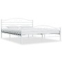 Estructura de cama de metal blanca 180x200 cm de vidaXL, Camas y somieres - Ref: Foro24-285305, Precio: 147,12 €, Descuento: %