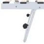 White steel bed frame 180x200/90x200 cm by vidaXL, Beds and slatted bases - Ref: Foro24-285308, Price: 205,12 €, Discount: %