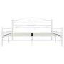 Bettgestell aus weißem Metall, 180 x 200 cm von vidaXL, Betten und Lattenroste - Ref: Foro24-285305, Preis: 141,55 €, Rabatt: %