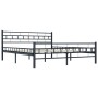 Estructura de cama de acero negra 180x200 cm de vidaXL, Camas y somieres - Ref: Foro24-285280, Precio: 149,35 €, Descuento: %