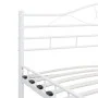 Bettgestell aus weißem Metall, 180 x 200 cm von vidaXL, Betten und Lattenroste - Ref: Foro24-285305, Preis: 141,55 €, Rabatt: %