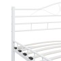 Estructura de cama de metal blanca 180x200 cm de vidaXL, Camas y somieres - Ref: Foro24-285305, Precio: 147,12 €, Descuento: %