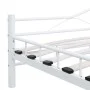 Bettgestell aus weißem Metall, 180 x 200 cm von vidaXL, Betten und Lattenroste - Ref: Foro24-285305, Preis: 141,55 €, Rabatt: %