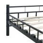 Estructura de cama de acero negra 180x200 cm de vidaXL, Camas y somieres - Ref: Foro24-285280, Precio: 144,27 €, Descuento: %