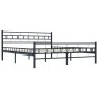 Black steel bed frame 140x200 cm by vidaXL, Beds and slatted bases - Ref: Foro24-285278, Price: 127,56 €, Discount: %