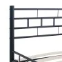 Bettrahmen aus schwarzem Stahl, 140 x 200 cm von vidaXL, Betten und Lattenroste - Ref: Foro24-285278, Preis: 126,38 €, Rabatt: %