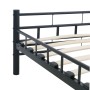 Black steel bed frame 140x200 cm by vidaXL, Beds and slatted bases - Ref: Foro24-285278, Price: 127,56 €, Discount: %