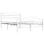 Estructura de cama metal blanco 120x200 cm de vidaXL, Camas y somieres - Ref: Foro24-285302, Precio: 133,69 €, Descuento: %