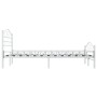 Bettgestell aus weißem Metall, 120 x 200 cm von vidaXL, Betten und Lattenroste - Ref: Foro24-285302, Preis: 137,64 €, Rabatt: %