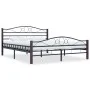 Estructura de cama de metal negro 200x200 cm de vidaXL, Camas y somieres - Ref: Foro24-285296, Precio: 151,15 €, Descuento: %