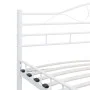 Estructura de cama metal blanco 120x200 cm de vidaXL, Camas y somieres - Ref: Foro24-285302, Precio: 133,69 €, Descuento: %