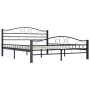 Estructura de cama de metal negro 200x200 cm de vidaXL, Camas y somieres - Ref: Foro24-285296, Precio: 153,57 €, Descuento: %