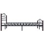 Estructura de cama de metal negro 200x200 cm de vidaXL, Camas y somieres - Ref: Foro24-285296, Precio: 153,57 €, Descuento: %