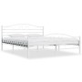 Bettgestell aus weißem Metall, 200 x 200 cm von vidaXL, Betten und Lattenroste - Ref: Foro24-285306, Preis: 146,59 €, Rabatt: %