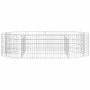 Arriate de gaviones de hierro galvanizado 200x100x50 cm