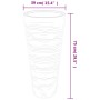 Removable inner planter PP grooved anthracite gray 18/45 L by vidaXL, Pots and planters - Ref: Foro24-364690, Price: 57,64 €,...