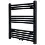 Black straight bathroom towel radiator 600 x 764 mm by vidaXL, Radiators - Ref: Foro24-141906, Price: 81,08 €, Discount: %