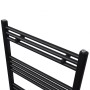 Schwarzer, gerader Badheizkörper 600 x 764 mm von vidaXL, Heizkörper - Ref: Foro24-141906, Preis: 84,02 €, Rabatt: %