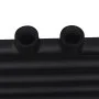 Radiador toallero de baño recto negro 600 x 764 mm de vidaXL, Radiadores - Ref: Foro24-141906, Precio: 82,58 €, Descuento: %