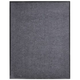 Felpudo de PVC gris 117x220 cm