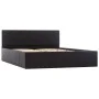 Cama canapé hidráulica cuero sintético negra 140x200 cm de vidaXL, Camas y somieres - Ref: Foro24-285513, Precio: 375,14 €, D...