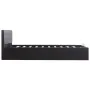 Cama canapé hidráulica cuero sintético negra 140x200 cm de vidaXL, Camas y somieres - Ref: Foro24-285513, Precio: 375,14 €, D...