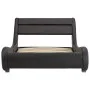 Estructura de cama con LED cuero sintético gris 100x200 cm de vidaXL, Camas y somieres - Ref: Foro24-285739, Precio: 273,71 €...