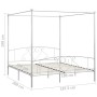 Weißer Himmelbettrahmen aus Metall, 180 x 200 cm von vidaXL, Betten und Lattenroste - Ref: Foro24-284431, Preis: 169,94 €, Ra...