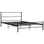 Schwarzer Metallbettrahmen 140x200 cm von vidaXL, Betten und Lattenroste - Ref: Foro24-286497, Preis: 107,53 €, Rabatt: %