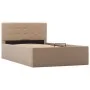 Hydraulic trundle bed synthetic leather cappuccino 100x200 cm by vidaXL, Beds and slatted bases - Ref: Foro24-285529, Price: ...
