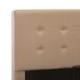 Hydraulisches Ausziehbett aus Kunstleder, Cappuccino, 100 x 200 cm von vidaXL, Betten und Lattenroste - Ref: Foro24-285529, P...