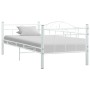 Bettgestell aus weißem Metall, 90 x 200 cm von vidaXL, Betten und Lattenroste - Ref: Foro24-286136, Preis: 104,82 €, Rabatt: %