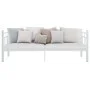Estructura de cama de metal blanco 90x200 cm de vidaXL, Camas y somieres - Ref: Foro24-286136, Precio: 93,41 €, Descuento: %
