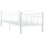 Estructura de cama de metal blanco 90x200 cm de vidaXL, Camas y somieres - Ref: Foro24-286136, Precio: 93,41 €, Descuento: %