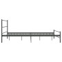 Estructura de cama de metal gris 140x200 cm de vidaXL, Camas y somieres - Ref: Foro24-286494, Precio: 98,24 €, Descuento: %