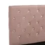 Estructura de cama de terciopelo rosa 140x200 cm de vidaXL, Camas y somieres - Ref: Foro24-286826, Precio: 328,71 €, Descuent...