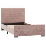 Pink velvet bed frame 90x200 cm by vidaXL, Beds and slatted bases - Ref: Foro24-286823, Price: 209,62 €, Discount: %