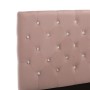 Pink velvet bed frame 90x200 cm by vidaXL, Beds and slatted bases - Ref: Foro24-286823, Price: 209,62 €, Discount: %