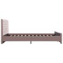 Estructura de cama de terciopelo rosa 160x200 cm de vidaXL, Camas y somieres - Ref: Foro24-286827, Precio: 357,31 €, Descuent...