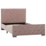 Estructura de cama de terciopelo rosa 100x200 cm de vidaXL, Camas y somieres - Ref: Foro24-286824, Precio: 213,11 €, Descuent...